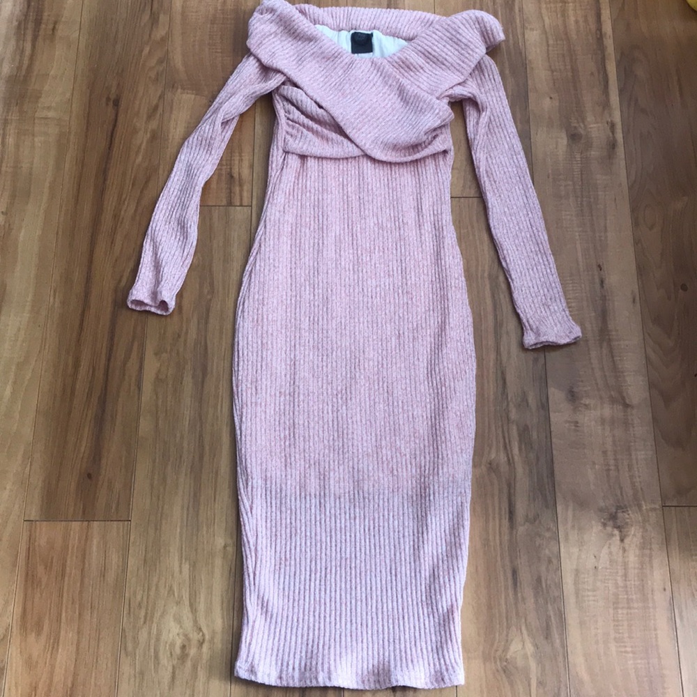 NWT May Pink Knit Dress